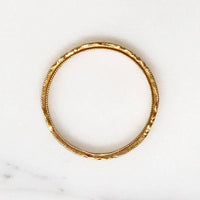 Blush Engraved Band in Recycled Rose Gold by 720