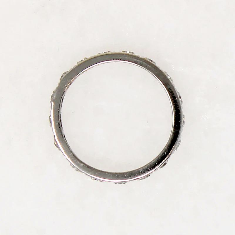 Diamond & Platinum Eternity Band with Sweet Details
