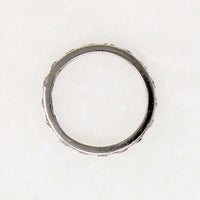 Diamond & Platinum Eternity Band with Sweet Details