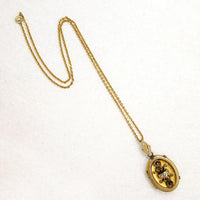 Elaborate Gold Filled Victorian Locket with Pearls
