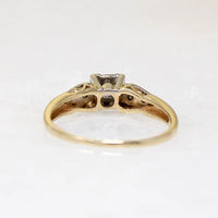 Classic Two-Tone Gold Diamond Wedding Set