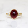 Rose Cut Garnet & Diamond Ring by 720