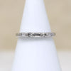 Refined Baguette & Round Diamond Platinum Band