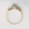 Charming 1940s Two-Tone Gold & Diamond Ring