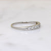 Chic Eight Diamond & Platinum Wedding Band