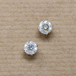 Brilliant Cut 2.17tcw Diamond Stud Earrings