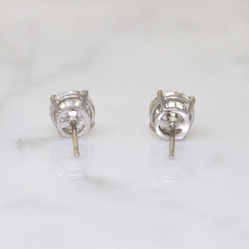 Brilliant Cut 2.17tcw Diamond Stud Earrings