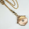 Starry Diamond Victorian Locket & Slide Chain