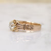 Delightful Victorian Old Euro Cut Diamond Solitaire Ring