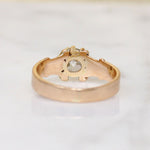 Delightful Victorian Old Euro Cut Diamond Solitaire Ring