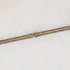 Gold Filled Victorian Guard Chain with Pearl-Set Slide