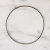 Engraved Ivy Sterling Silver Bangle Bracelet