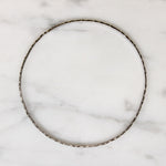 Engraved Ivy Sterling Silver Bangle Bracelet