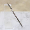 Engraved Leaves & Flowers Sterling Silver Bangle Bracelet