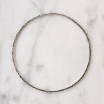 Engraved Leaves & Flowers Sterling Silver Bangle Bracelet