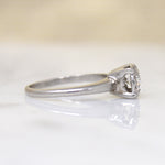 Dazzling .53ct Diamond in Platinum Solitaire Ring
