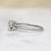 Dazzling .53ct Diamond in Platinum Solitaire Ring