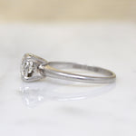 Dazzling .53ct Diamond in Platinum Solitaire Ring