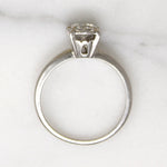 Dazzling .53ct Diamond in Platinum Solitaire Ring