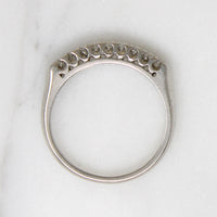 Classic Retro Nine Diamond & Platinum Band