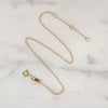 Dainty 14k Gold Cable Chain Bracelet