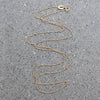 Recycled 14k Yellow Gold Light Rope Chain