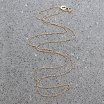 Recycled 14k Yellow Gold Light Rope Chain