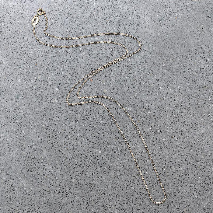 Recycled 14k Yellow Gold Light Rope Chain