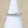 Deco Diamond Platinum Wedding Band by 720