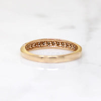 Deco Diamond 14k Gold Wedding Band by 720