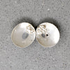 Ornate Onyx & Silver Bead Stud Earrings