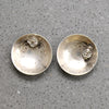 Sterling Concho Earrings with Florets & Rocker Designs