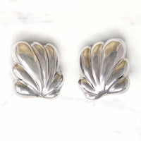 Exuberant Sterling Silver Leaf Earrings by Tiffany & Co.