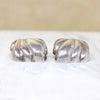 Exuberant Sterling Silver Leaf Earrings by Tiffany & Co.