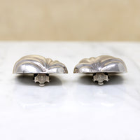 Exuberant Sterling Silver Leaf Earrings by Tiffany & Co.