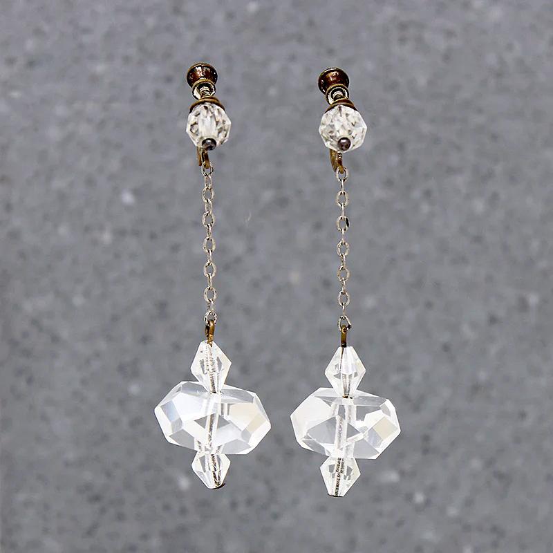 Jazz Age Crystal Drop Earrings