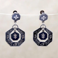 Siam Silver Chandelier Earrings by Amfarco