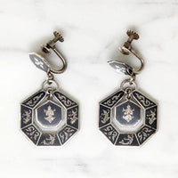 Siam Silver Chandelier Earrings by Amfarco