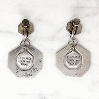 Siam Silver Chandelier Earrings by Amfarco