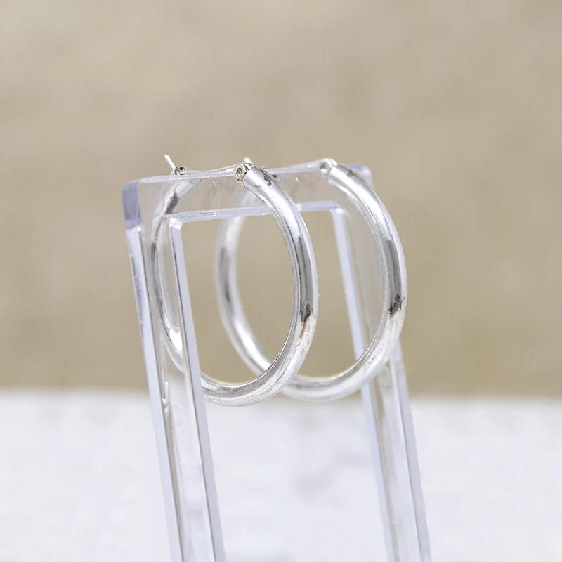Classic Sterling Silver Hoop Earrings