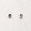 Lovely Little Lilac Amethyst Stud Earrings