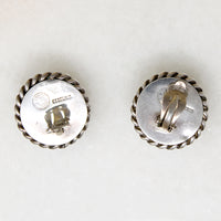 Butler & Wilson Amethyst & Sterling Clip Earrings