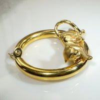 Charles Garnier 18k Gold Panther Hoops