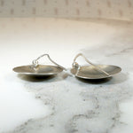 Sterling Silver Disc Earrings