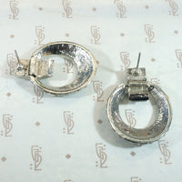 Fabulous Rhinestone Door Knocker Earrings