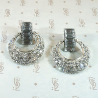 Fabulous Rhinestone Door Knocker Earrings