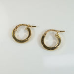 Italian 14k Gold Hoop Earrings