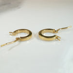 Italian 14k Gold Hoop Earrings
