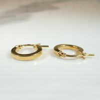 Italian 14k Gold Hoop Earrings