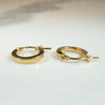 Italian 14k Gold Hoop Earrings